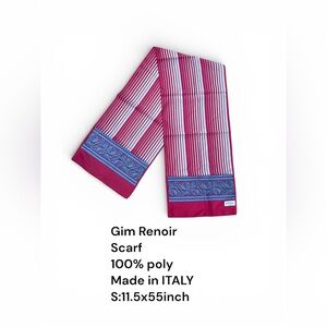 Gim Renoir Striped Scarf